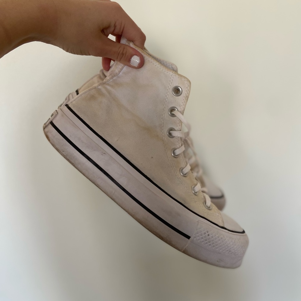 White high top converse